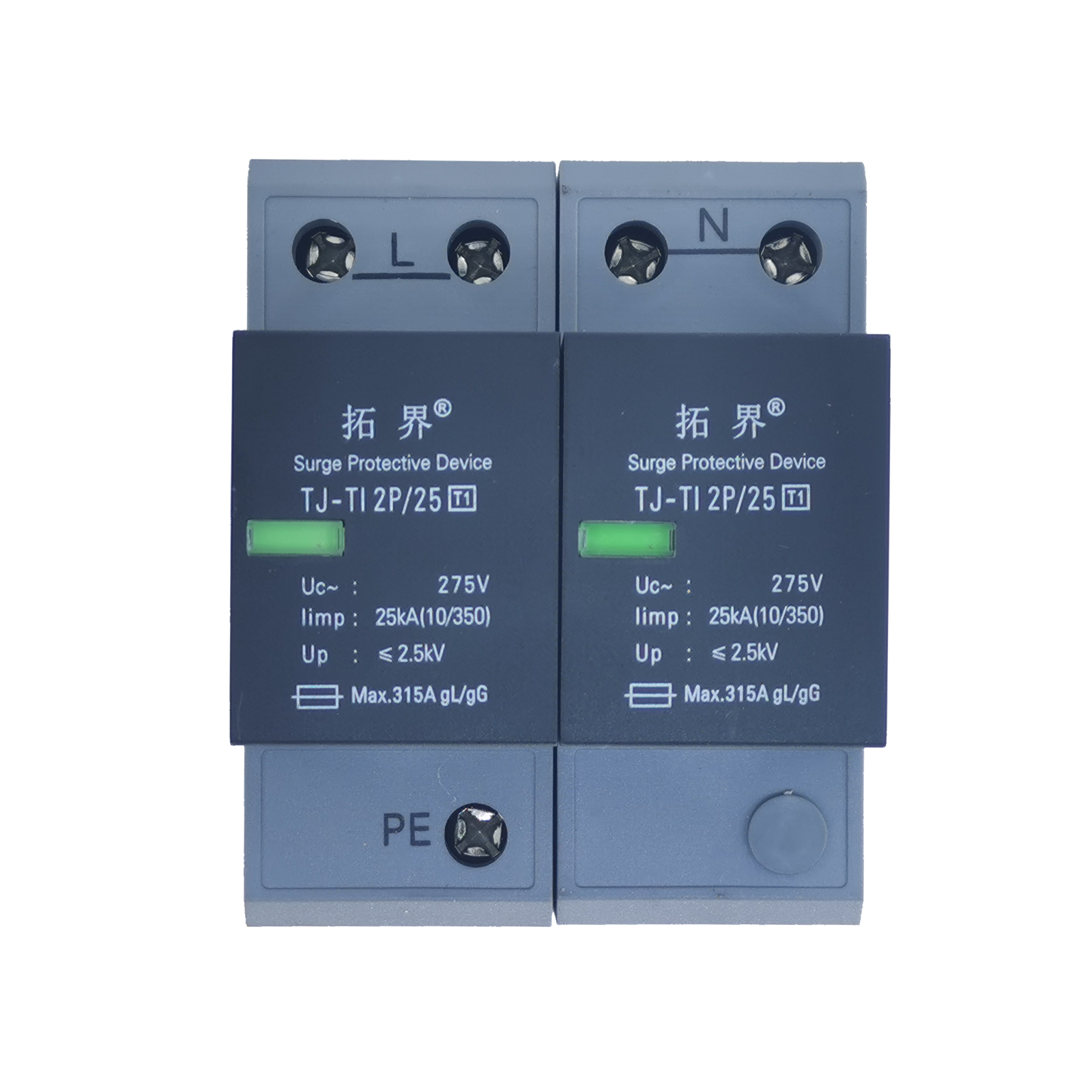 220V一級(jí)電源防雷TJ-TI 2P/25